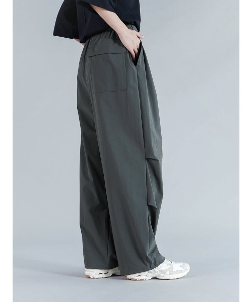YORT パンツ 「防シワ・撥水」アクティブパラシュートパンツ