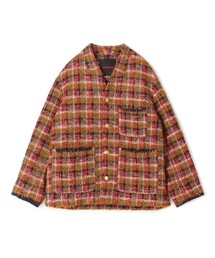 CABaN（キャバン） ジャケット ノーカラージャケット ループツイード