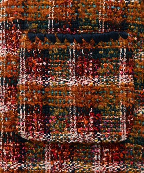 CABaN ジャケット ノーカラージャケット ループツイード メンズ