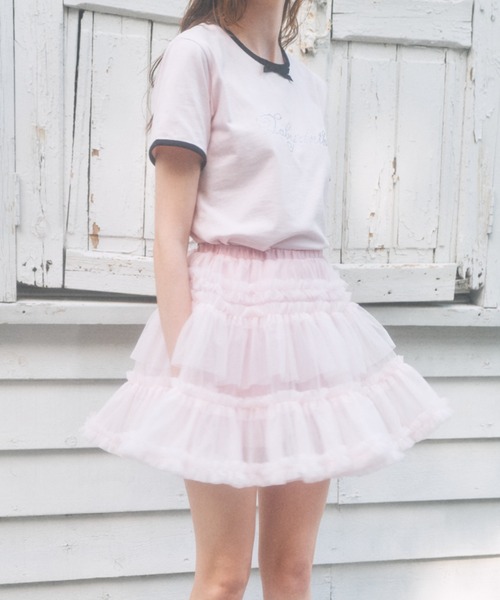 Lovilyn スカート ティアードチュールスカート : ZOZOTOWN Yahoo