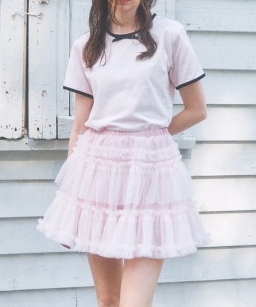 Lovilyn スカート ティアードチュールスカート : ZOZOTOWN Yahoo