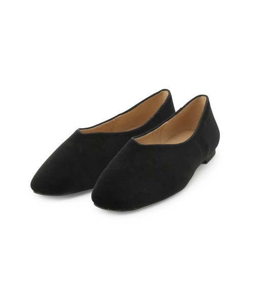 「ADAM ET ROPE'」 フラットパンプス 23.0cm ブラック レディース_画像7