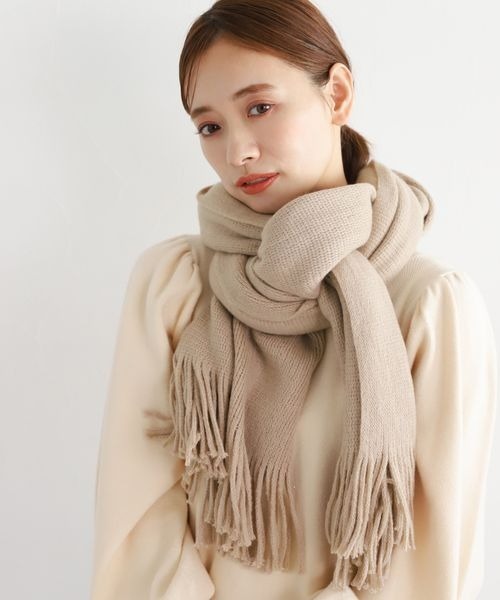 「mysty woman」 ストール FREE ベージュ レディース_画像8