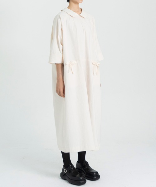 【eunoia】ワンピース eunoia | ラウンドカラー ワンピース WOMEN（ワンピース