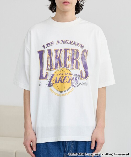 NBA tシャツ NBA別注ヴィンテージライクプリントTシャツ メンズ