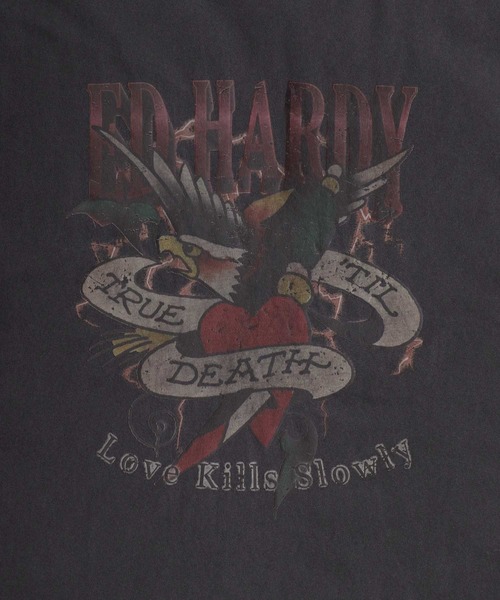 【売り切り御免！】 Ed ピグメント加工 Hardy/エド・ハーディー タンクトップ Hardy トップス