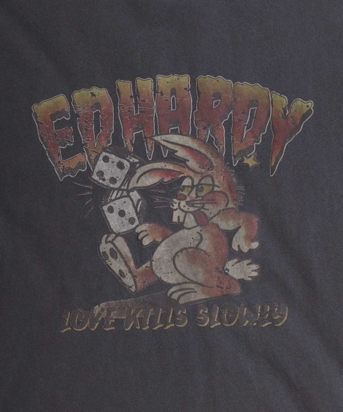 DON ED HARDY ドンエドハーディー タンクトップ Ed Hardy タンクトップ Hardy/エド・ハーディー ピグメント加工