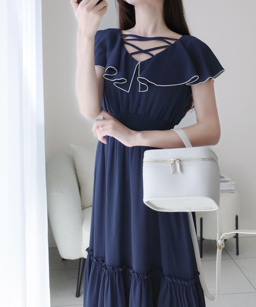 mily bilet ワンピース 「mily bilet」今季上品に大活躍♪クロス