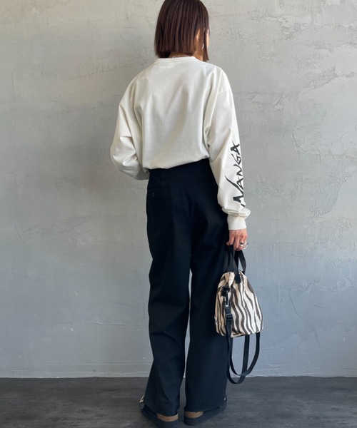 ラス１　新品　25年春夏 NANGAナンガ　袖ロゴプリント　ロンＴ　黒　M 楽天市場】【2025春夏新作】ナンガ NANGA ロンT Tシャツ 長袖