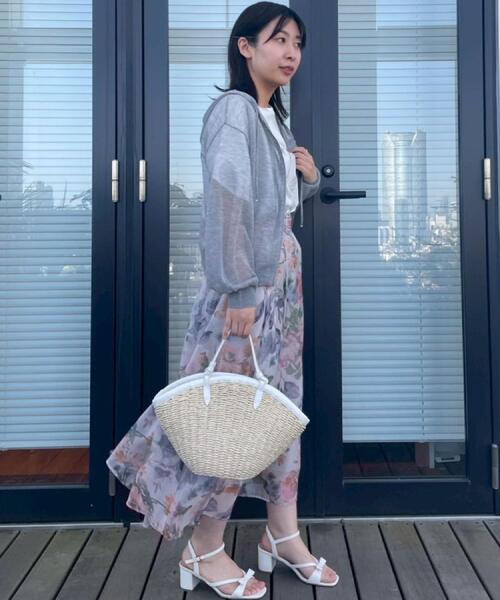 tシャツ 「マシンウォッシャブル・接触冷感・UV機能」60リボンロゴプリント フレアーT レディース | Couture Brooch | 15