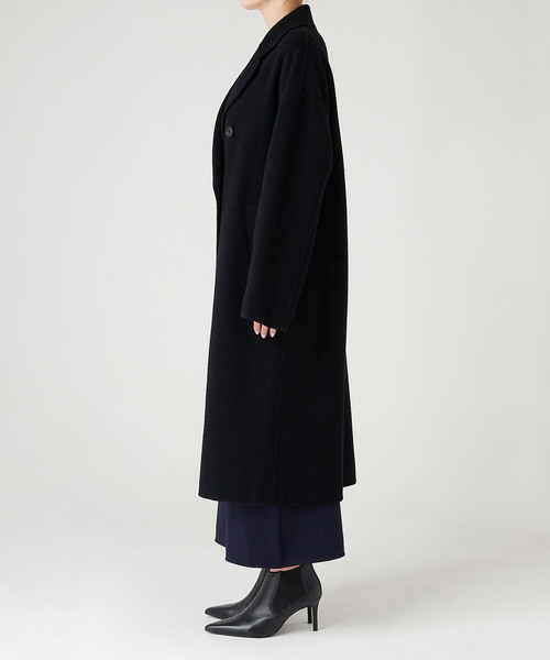 「N.O.R.C」 チェスターコート L グレー レディース_画像6