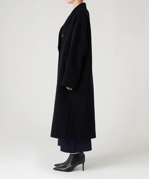 「N.O.R.C」 チェスターコート L グレー レディース_画像9