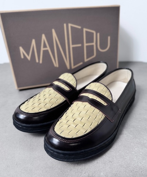 MANEBU（マネブ） ローファー 4B1「MANEBU」VOVO FACE SKIN×MESH