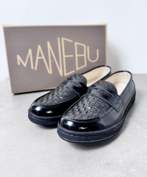 MANEBU（マネブ） ローファー 4B1「MANEBU」VOVO FACE SKIN×MESH