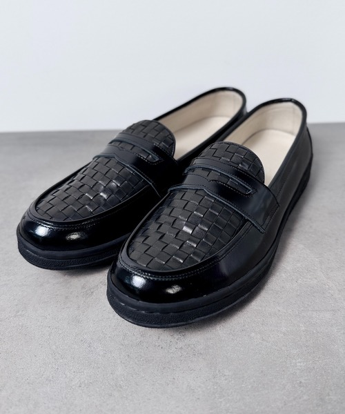 MANEBU（マネブ） ローファー 4B1「MANEBU」VOVO FACE SKIN×MESH