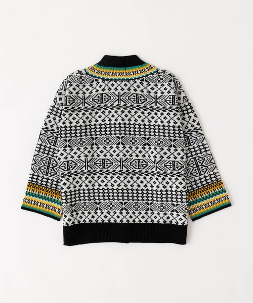 「MIEL CRISHUNANT」 ニットカーディガン FREE イエロー系その他 レディース_画像3