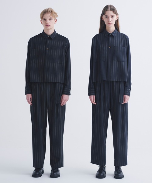 「CULLNI」 パンツ 2 ネイビー メンズ_画像3