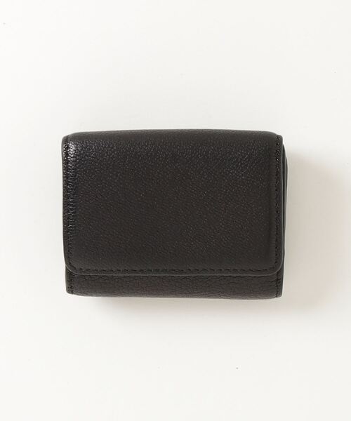 未使用　SEE BY CHLOE レザー三つ折り財布　ブラック　黒　カード付き SEE BY CHLOE シーバイクロエ 財布 三つ折り財布 チルダ トリ