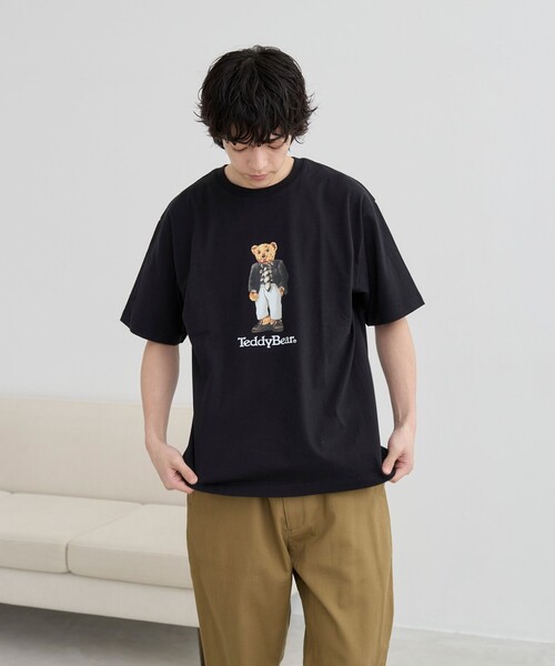 正規 coen Bear（テディベア）別注プリントTシャツ Teddy tシャツ トップス