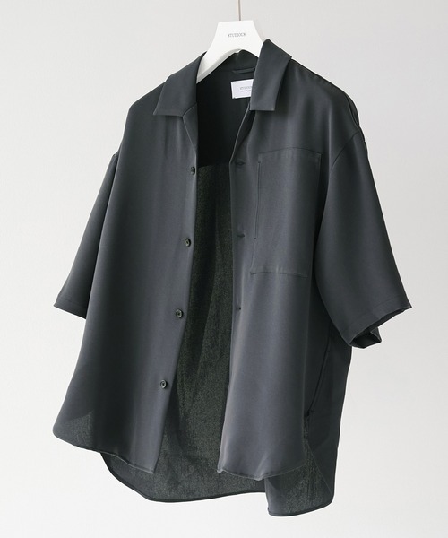 STUDIOUS - ここ STUDIOUS（ステュディオス） 七分袖 シャツ SUMMER ESSENTIAL SHIRTS