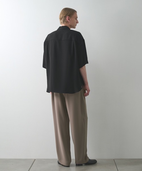STUDIOUS（ステュディオス） 七分袖 シャツ SUMMER ESSENTIAL SHIRTS