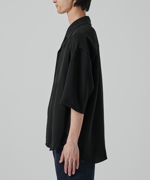 STUDIOUS（ステュディオス） 七分袖 シャツ SUMMER ESSENTIAL SHIRTS