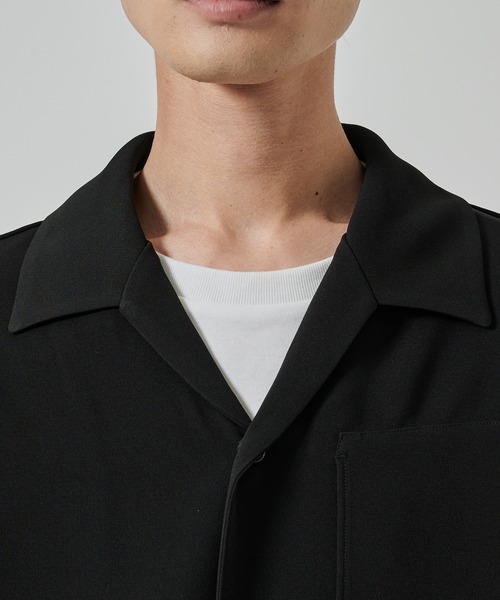STUDIOUS（ステュディオス） 七分袖 シャツ SUMMER ESSENTIAL SHIRTS