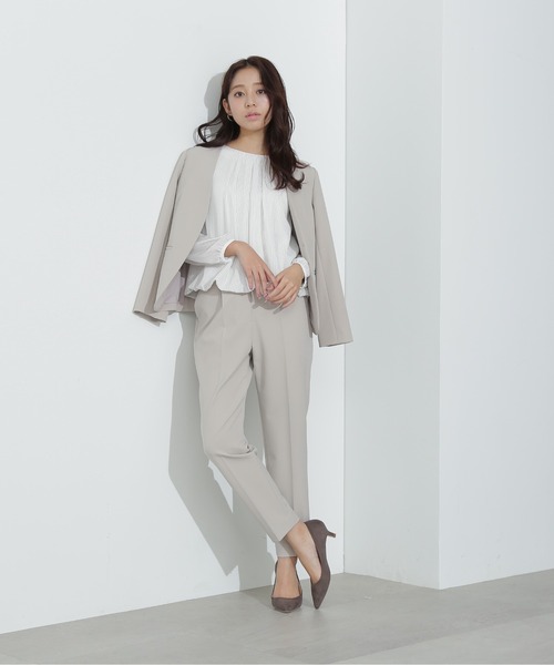 NATURAL BEAUTY BASIC 「NATURAL BASIC」 ノーカラージャケット