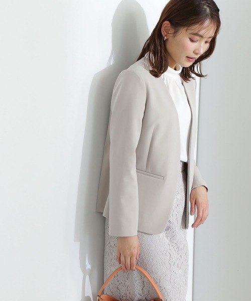 NATURAL BEAUTY BASIC 「NATURAL BASIC」 ノーカラージャケット