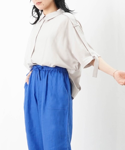 LADY LUCK LUCA ブラウス シャツ LC/LLL エポレット付デザイン