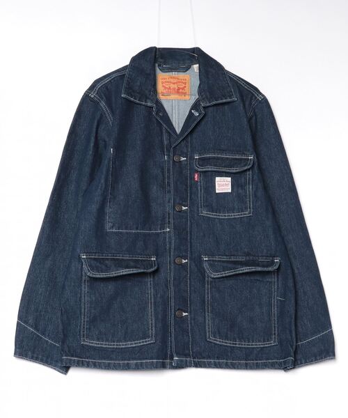 LEVI'Sリーバイス カバーオール L ブランド古着】復刻 Levis WORKERS デニムカバーオール 70742-12