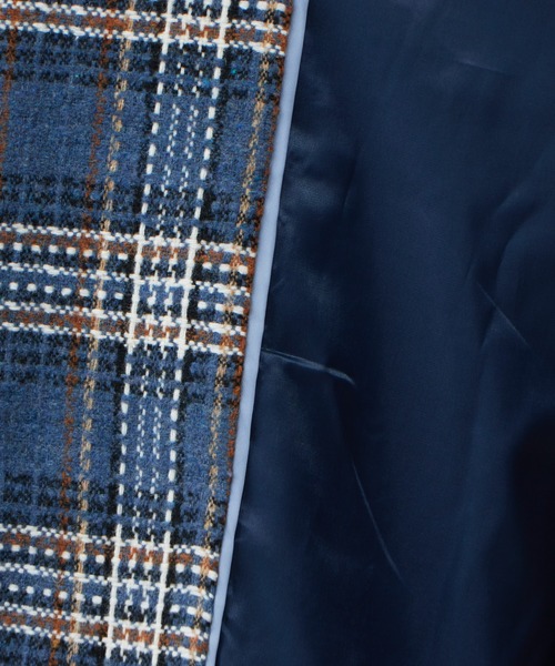 「natural couture」 チェスターコート FREE ネイビー レディース_画像6