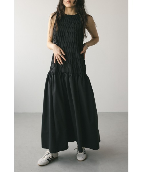 STYLEMIXER ワンピース クロシェドッキングティアードワンピース
