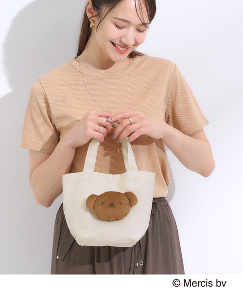 Miffy（ミッフィー） トートバッグ 「miffy／boris」立体フェイス