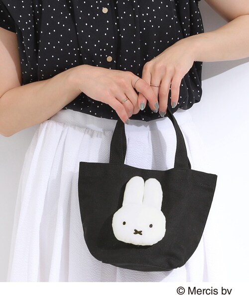 Miffy（ミッフィー） トートバッグ 「miffy／boris」立体フェイス