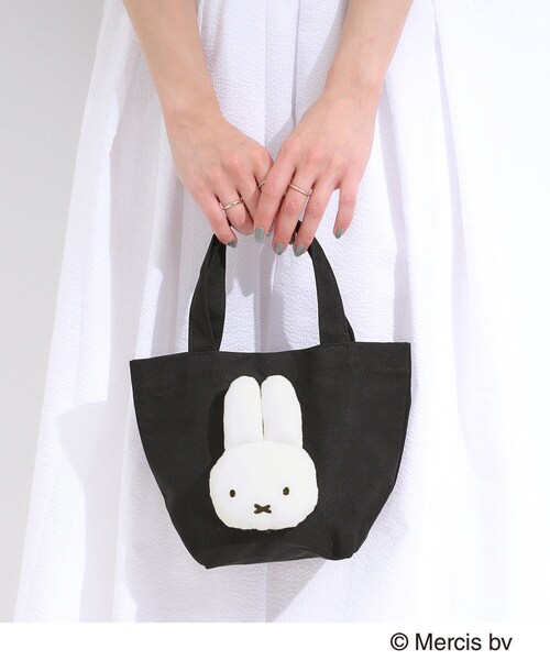 Miffy（ミッフィー） トートバッグ 「miffy／boris」立体フェイス