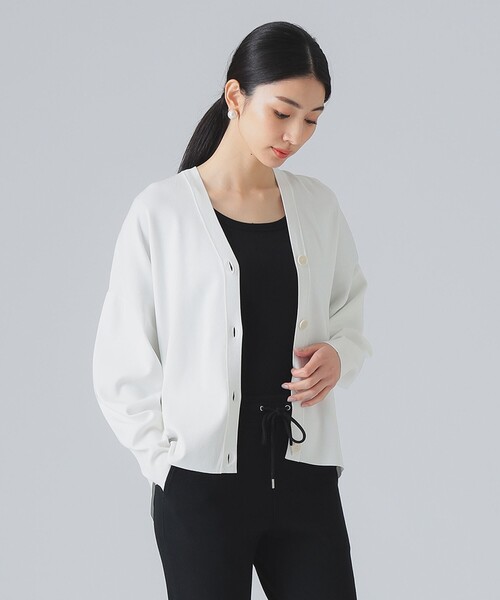スリードッツ ニットカーディガン セール】 Sparkle yarn cardigan （ニット・セーター）｜three dots