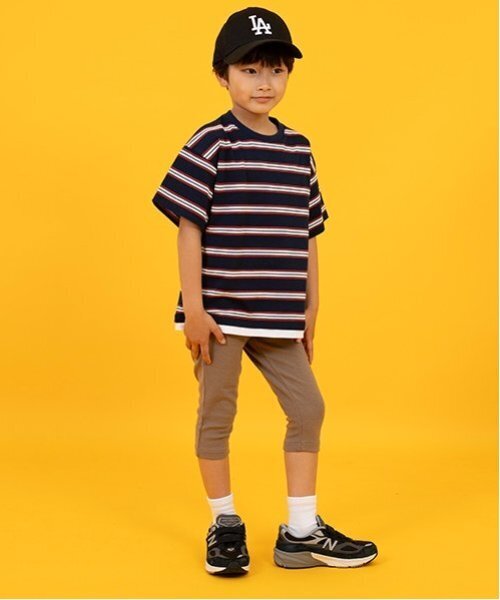 GLAZOS パンツ 「S＆H」8分丈カットパンツ キッズ 子供服 男の子