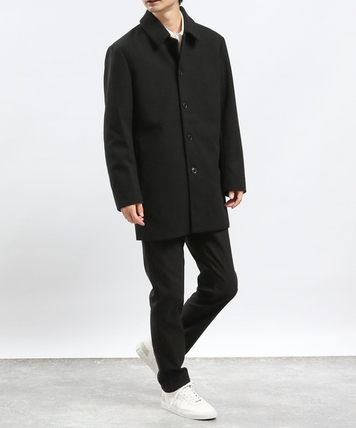 「GLOBAL WORK Smile Seed Store」 ステンカラーコート MEDIUM ベージュ メンズ_画像4