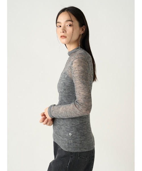 FRAY I.D（フレイ・アイディー） タートルネックニット FREE ブルー