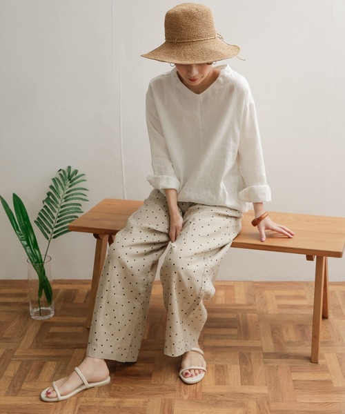 URBAN RESEARCH DOORS 「URBAN DOORS」 長袖ブラウス MEDIUM