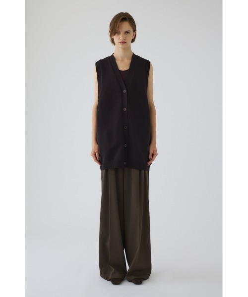 RIM.ARK ニット セーター Belt set long knit vest ベルトセットロング