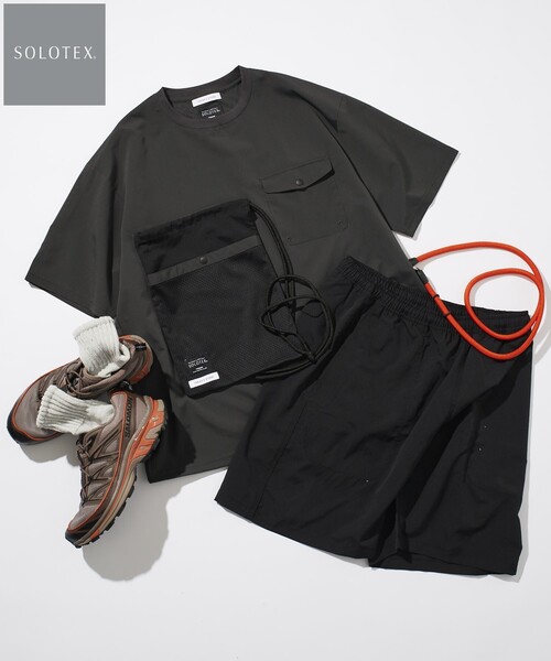 tシャツ SOLOTEX パッカブル トラベルセットアップ ミニバッグ付き メンズ | FREAK'S STORE | 04