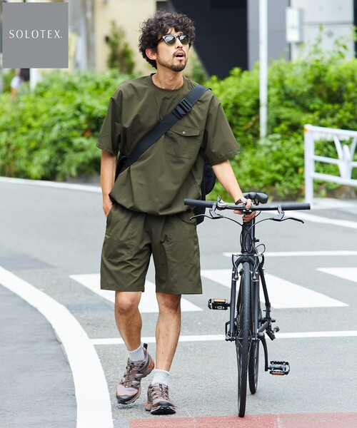tシャツ SOLOTEX パッカブル トラベルセットアップ ミニバッグ付き メンズ | FREAK'S STORE