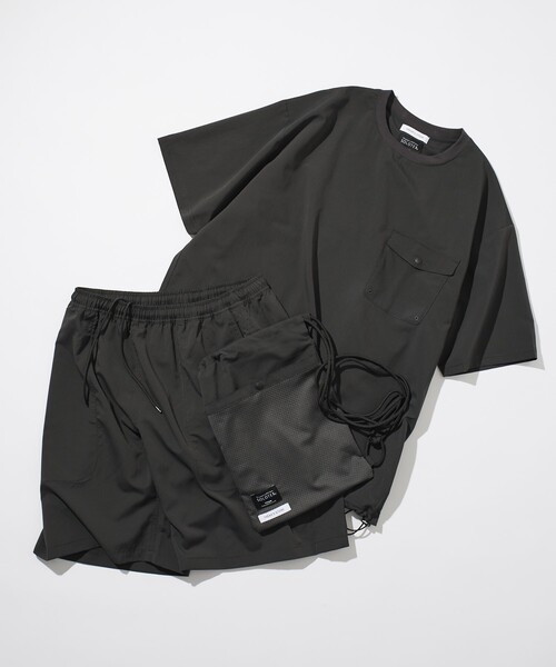 tシャツ SOLOTEX パッカブル トラベルセットアップ ミニバッグ付き メンズ | FREAK'S STORE | 10