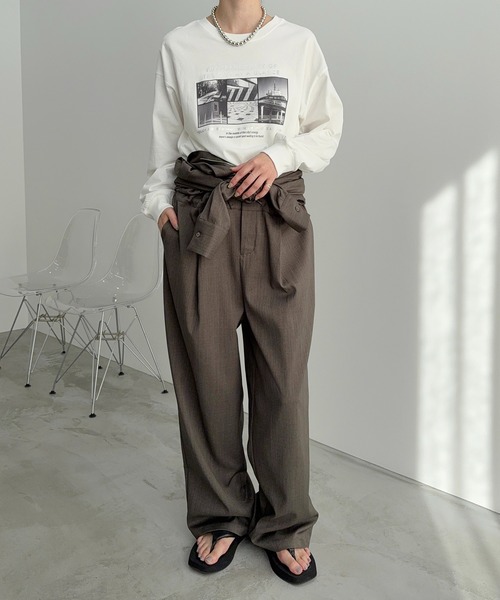 meilmada tシャツ フォトプリントロンT レディース : ZOZOTOWN