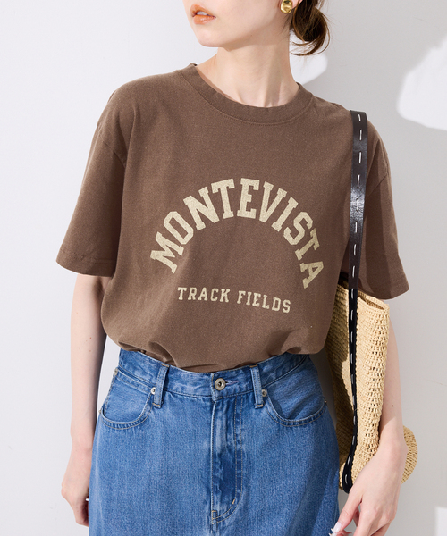 tシャツ 「追加」GULF COAST/ガルフコースト SLOBE別注 グラフィックTEE1 レディース