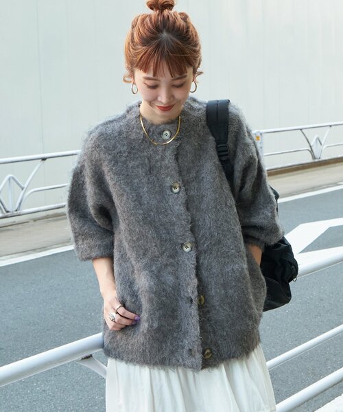 B.C STOCK（ベーセーストック） 「Simplicite」ニットカーディガン