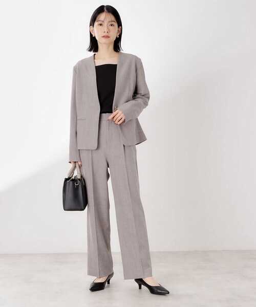 THE SHOP TK ショルダーバッグ バッグ バイカラー合皮ショルダーバッグ