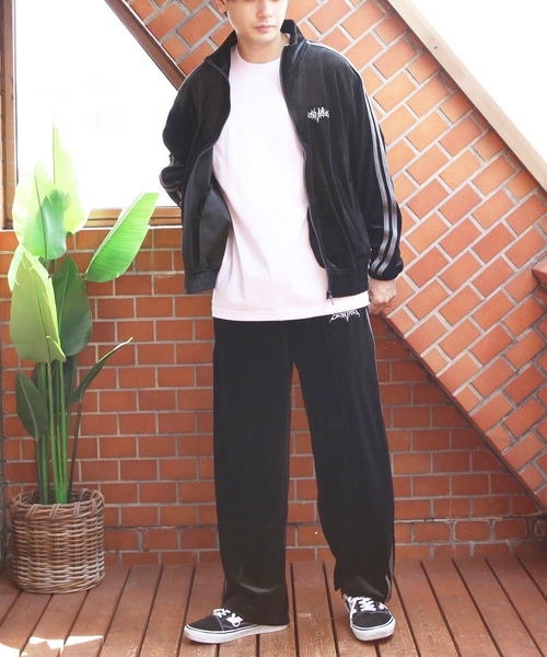 8 パンツ カーブベロアパンツ メンズ レディース : ZOZOTOWN Yahoo!店